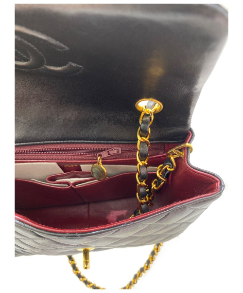 CHANEL（シャネル）CHANEL (シャネル) シングルフラップマトラッセ ブラック サイズ:20の古着・服飾アイテム