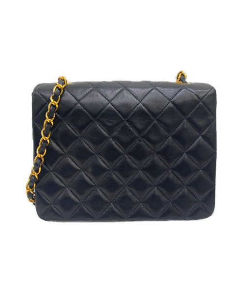 CHANEL（シャネル）CHANEL (シャネル) シングルフラップマトラッセ ブラック サイズ:20の古着・服飾アイテム