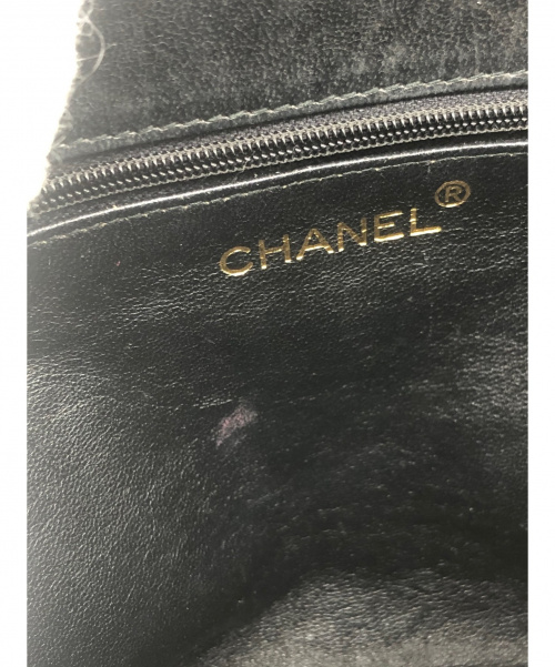 CHANEL（シャネル）CHANEL (シャネル) フリンジチェーンショルダーバッグ ブラック サイズ:- 1306892の古着・服飾アイテム