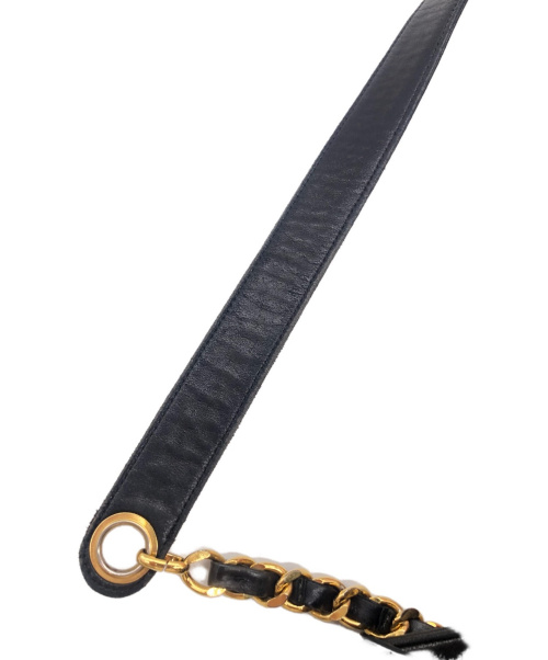 CHANEL（シャネル）CHANEL (シャネル) チェーントートバッグ ブラック サイズ:- マトラッセ 2478556の古着・服飾アイテム
