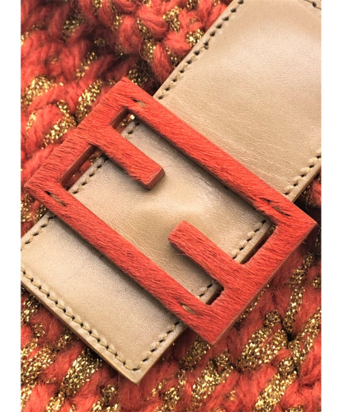 FENDI（フェンディ）FENDI (フェンディ) マンマバケット オレンジ サイズ:- ツイードの古着・服飾アイテム
