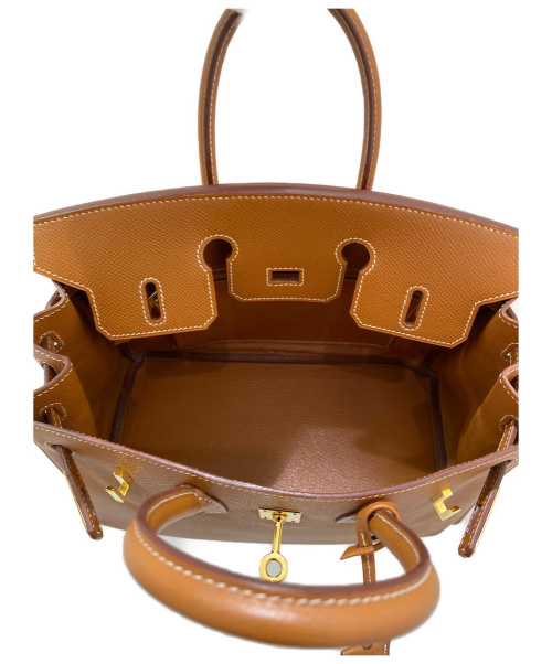 HERMES（エルメス）HERMES (エルメス) バーキン25 ブラウン サイズ:25 バーキン25 エプソン □L刻印の古着・服飾アイテム