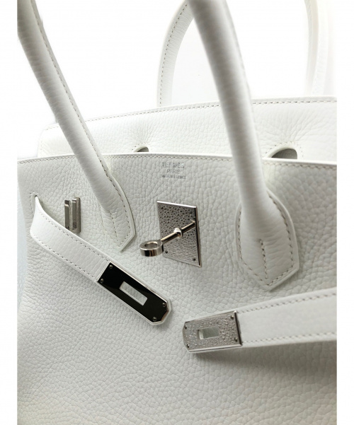 HERMES（エルメス）HERMES (エルメス) バーキン30 ホワイト サイズ:30 バーキン30 トリヨンクレマンス D刻印(2019年)の古着・服飾アイテム