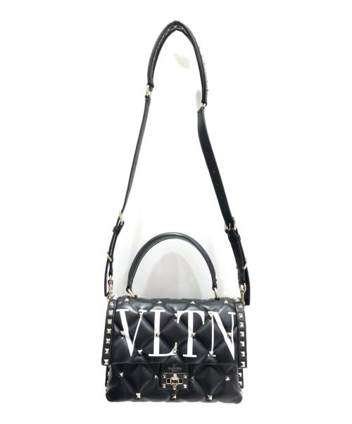 VALENTINO（ヴァレンティノ）VALENTINO (ヴァレンティノ) 2WAYショルダーバッグ ブラック サイズ:-の古着・服飾アイテム