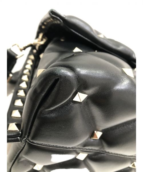 VALENTINO（ヴァレンティノ）VALENTINO (ヴァレンティノ) 2WAYショルダーバッグ ブラック サイズ:-の古着・服飾アイテム