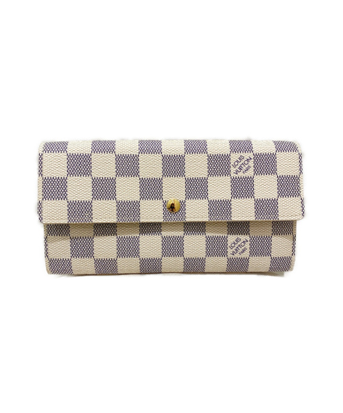LOUIS VUITTON（ルイ ヴィトン）LOUIS VUITTON (ルイ ヴィトン) ポルトフォイユ サラ/長財布 サイズ:- ダミエ・アズール N61735 MI1047の古着・服飾アイテム