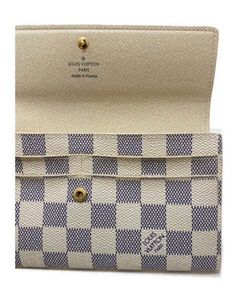 LOUIS VUITTON（ルイ ヴィトン）LOUIS VUITTON (ルイ ヴィトン) ポルトフォイユ サラ/長財布 サイズ:- ダミエ・アズール N61735 MI1047の古着・服飾アイテム