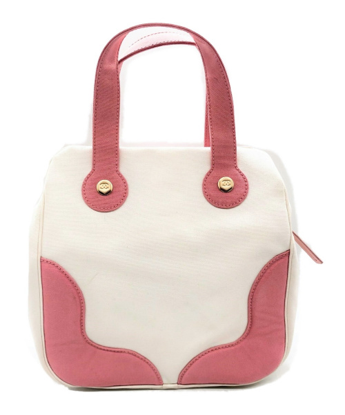 CHANEL（シャネル）CHANEL (シャネル) マシュマロ トートバッグ ホワイト×ピンク サイズ:- マシュマロ 8714781の古着・服飾アイテム