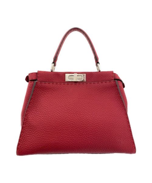FENDI（フェンディ）FENDI (フェンディ) ピーカブーセレリア レッド サイズ:ミディアムの古着・服飾アイテム