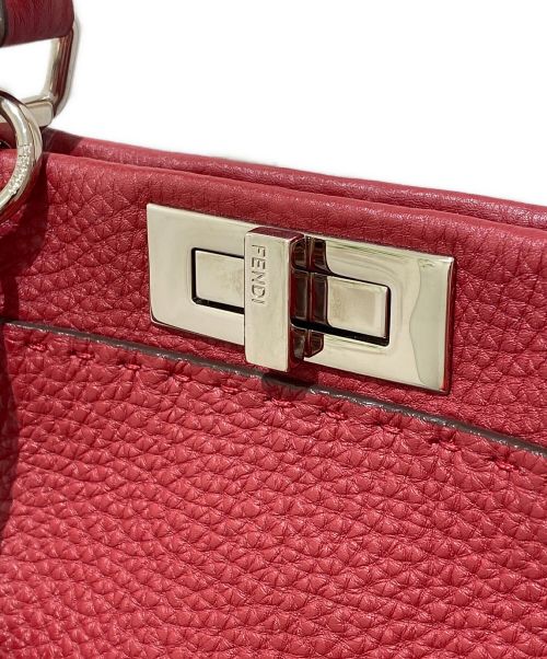 FENDI（フェンディ）FENDI (フェンディ) ピーカブーセレリア レッド サイズ:ミディアムの古着・服飾アイテム