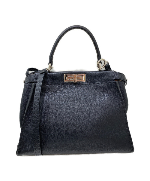 FENDI（フェンディ）FENDI (フェンディ) ピーカブー　セレリア ブラック サイズ:ミディアムの古着・服飾アイテム