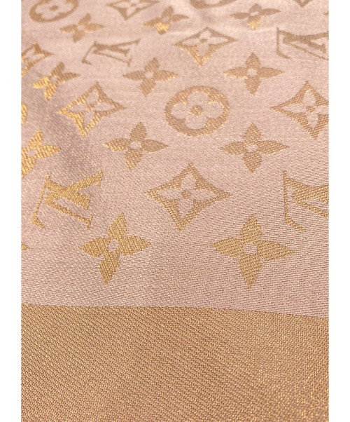 LOUIS VUITTON（ルイ ヴィトン）LOUIS VUITTON (ルイ ヴィトン) シルクストール グレー×ゴールド サイズ:-の古着・服飾アイテム
