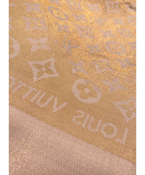 LOUIS VUITTON（ルイ ヴィトン）LOUIS VUITTON (ルイ ヴィトン) シルクストール グレー×ゴールド サイズ:-の古着・服飾アイテム