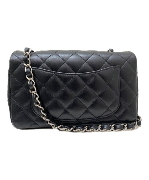CHANEL（シャネル）CHANEL (シャネル) シングルフラップミニマトラッセ ブラック サイズ:ミニの古着・服飾アイテム