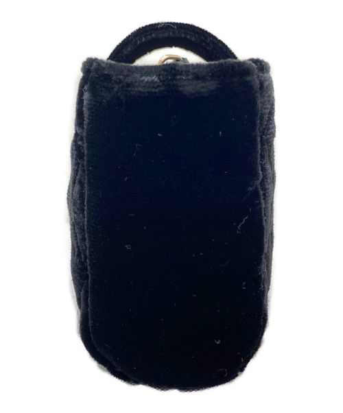 CHANEL（シャネル）CHANEL (シャネル) スウェードポーチ ブラック サイズ:-の古着・服飾アイテム