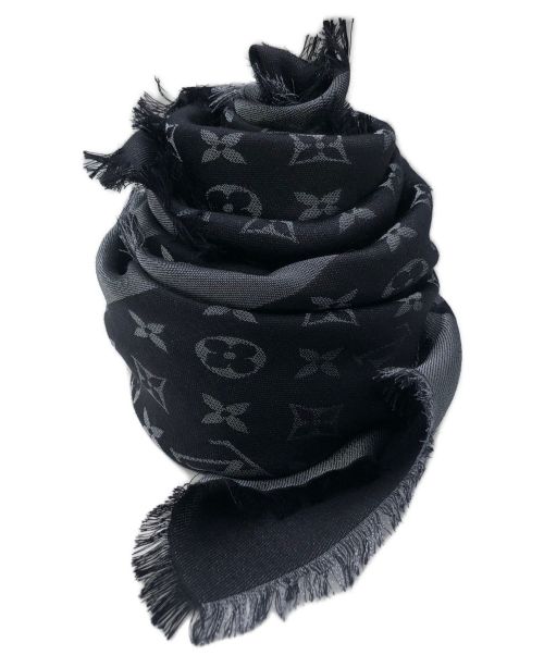 LOUIS VUITTON（ルイ ヴィトン）LOUIS VUITTON (ルイ ヴィトン) ショール・モノグラム シャイン ブラック サイズ:-の古着・服飾アイテム