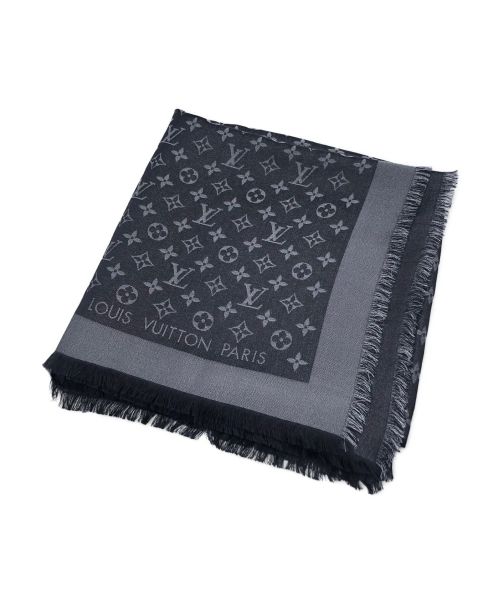 LOUIS VUITTON（ルイ ヴィトン）LOUIS VUITTON (ルイ ヴィトン) ショール・モノグラム シャイン ブラック サイズ:-の古着・服飾アイテム