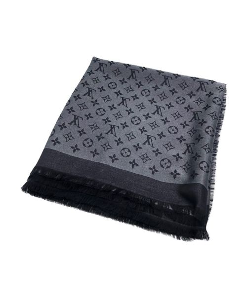 LOUIS VUITTON（ルイ ヴィトン）LOUIS VUITTON (ルイ ヴィトン) ショール・モノグラム シャイン ブラック サイズ:-の古着・服飾アイテム