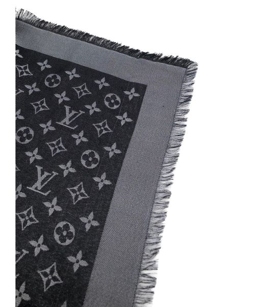 LOUIS VUITTON（ルイ ヴィトン）LOUIS VUITTON (ルイ ヴィトン) ショール・モノグラム シャイン ブラック サイズ:-の古着・服飾アイテム