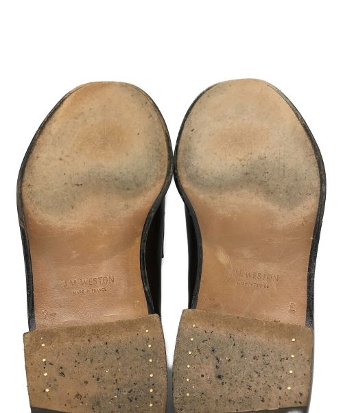 J.M.WESTON（ジェイエムウエストン）J.M.WESTON (ジェイエムウエストン) シグニチャーローファー ブラウン サイズ:SIZE 7Eの古着・服飾アイテム