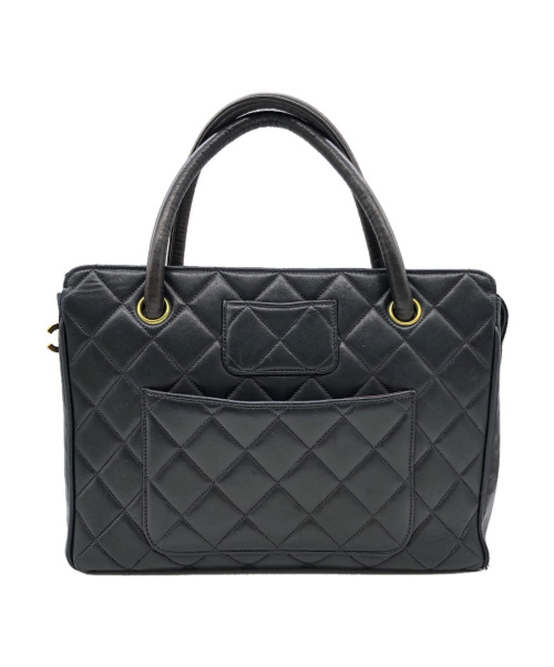CHANEL（シャネル）CHANEL (シャネル) ココマークチャームハンドバッグ ブラック サイズ:- ■の古着・服飾アイテム