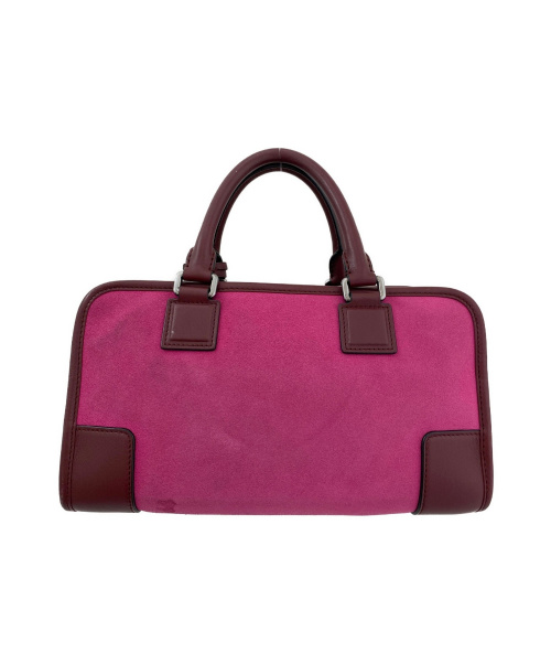 LOEWE（ロエベ）LOEWE (ロエベ) アマソナ28 ボルドー×ピンク サイズ:28の古着・服飾アイテム