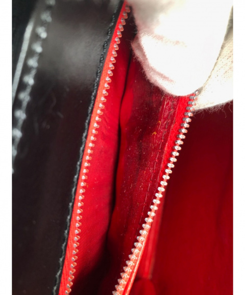 CELINE（セリーヌ）CELINE (セリーヌ) サークルプレートバイカラーハンドバッグ ホワイト×ブラック サイズ:- ■の古着・服飾アイテム