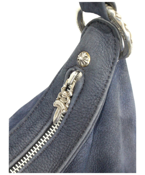 CHROME HEARTS（クロムハーツ）CHROME HEARTS (クロムハーツ) スエードショルダーバッグ ネイビー サイズ:-の古着・服飾アイテム