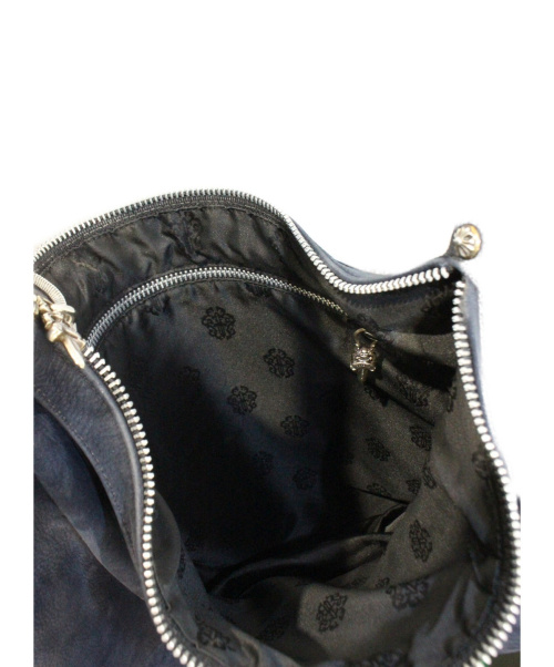 CHROME HEARTS（クロムハーツ）CHROME HEARTS (クロムハーツ) スエードショルダーバッグ ネイビー サイズ:-の古着・服飾アイテム