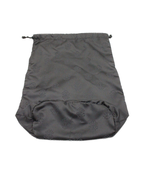 CHROME HEARTS（クロムハーツ）CHROME HEARTS (クロムハーツ) クロスパッチ 巾着 ネイビー サイズ:-の古着・服飾アイテム