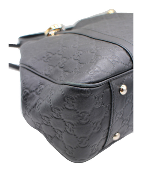GUCCI（グッチ）GUCCI (グッチ) グッチシマ GGツインズ トートバッグ ブラック サイズ:- GG グッチシマ 232957 520981の古着・服飾アイテム