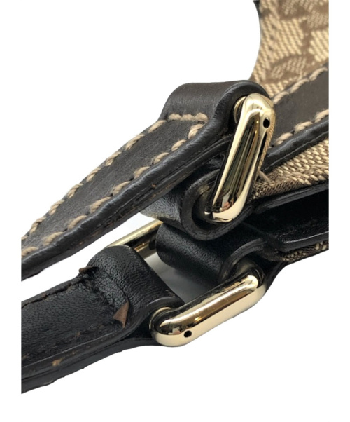 GUCCI（グッチ）GUCCI (グッチ) GGキャンバスショルダーバッグ ベージュ サイズ:-の古着・服飾アイテム