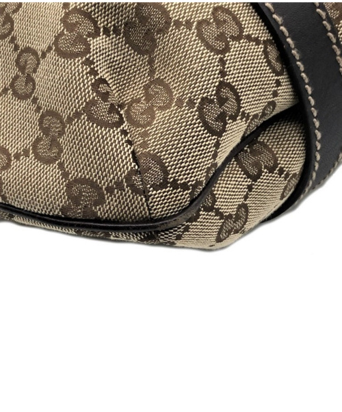 GUCCI（グッチ）GUCCI (グッチ) GGキャンバスショルダーバッグ ベージュ サイズ:-の古着・服飾アイテム
