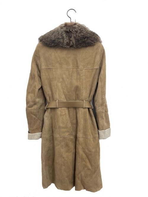 GUCCI（グッチ）GUCCI (グッチ) ムートンコート ベージュ サイズ:38の古着・服飾アイテム
