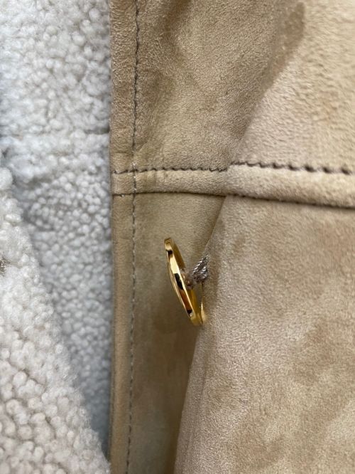 GUCCI（グッチ）GUCCI (グッチ) ムートンコート ベージュ サイズ:38の古着・服飾アイテム