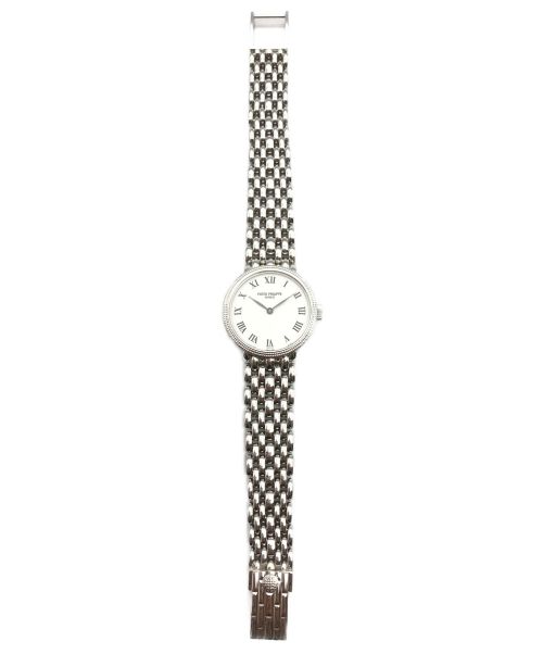 PATEK PHILIPPE（パテックフィリップ）PATEK PHILIPPE (パテックフィリップ) レディースリストウォッチ ホワイトの古着・服飾アイテム