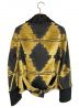 GUCCI (グッチ) ダブルブレストコート ブラック×ゴールド サイズ:36：34800円