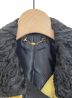 中古・古着 GUCCI (グッチ) ダブルブレストコート ブラック×ゴールド サイズ:36：34800円