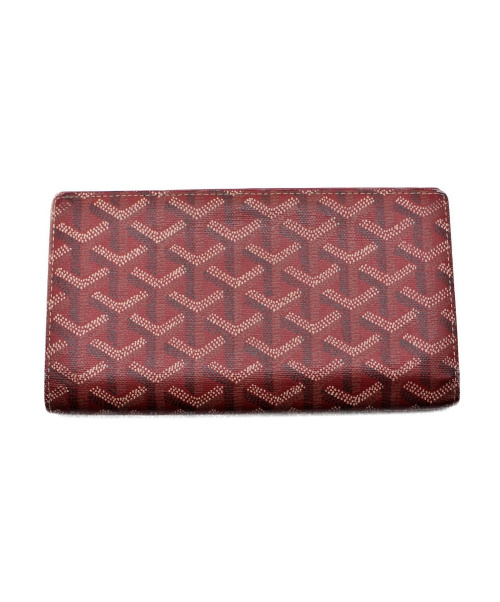 GOYARD（ゴヤール）GOYARD (ゴヤール) リシュリュー モノグラム2つ折り長財布 レッド サイズ:- APM20502 BEX020056の古着・服飾アイテム