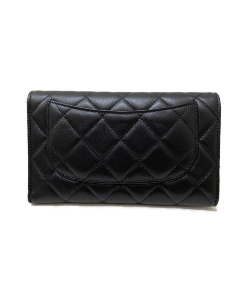 CHANEL（シャネル）CHANEL (シャネル)  マトラッセ長財布 ブラック サイズ:- マトラッセ A31506 16673347の古着・服飾アイテム