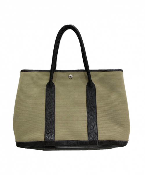 HERMES（エルメス）HERMES (エルメス) トートバッグ オリーブ サイズ:PM ガーデンパーティーPM トワルオフィシエ □Fの古着・服飾アイテム