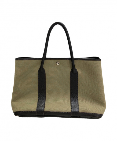 HERMES（エルメス）HERMES (エルメス) トートバッグ オリーブ サイズ:PM ガーデンパーティーPM トワルオフィシエ □Fの古着・服飾アイテム