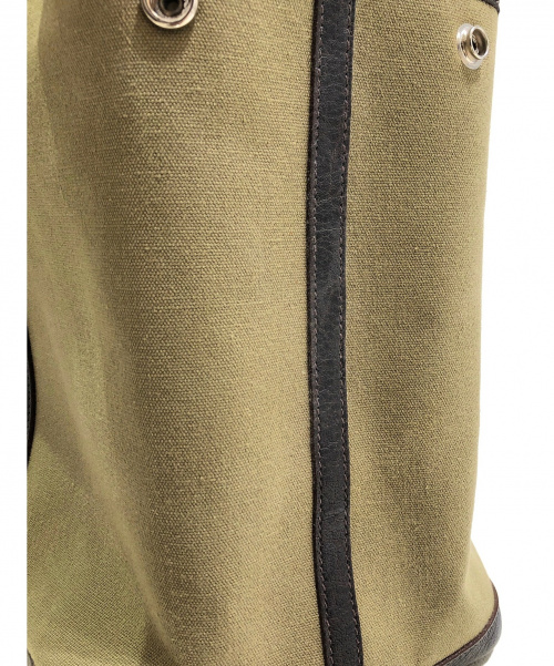 HERMES（エルメス）HERMES (エルメス) トートバッグ オリーブ サイズ:PM ガーデンパーティーPM トワルオフィシエ □Fの古着・服飾アイテム
