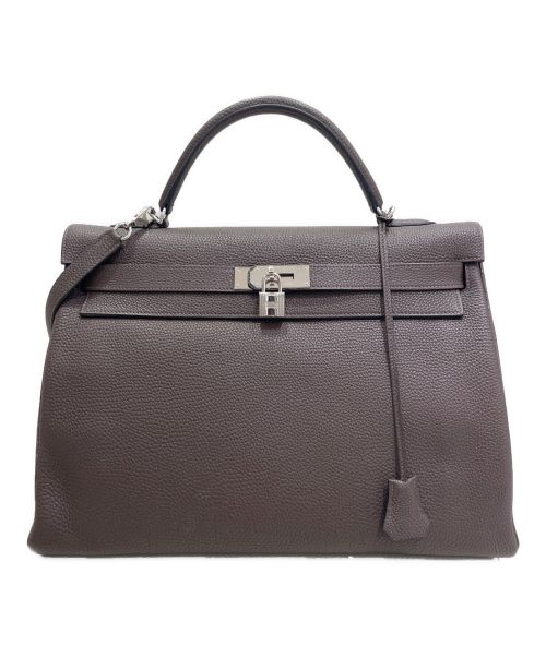 HERMES（エルメス）HERMES (エルメス) ケリー40 チョコレートブラウン サイズ:40の古着・服飾アイテム