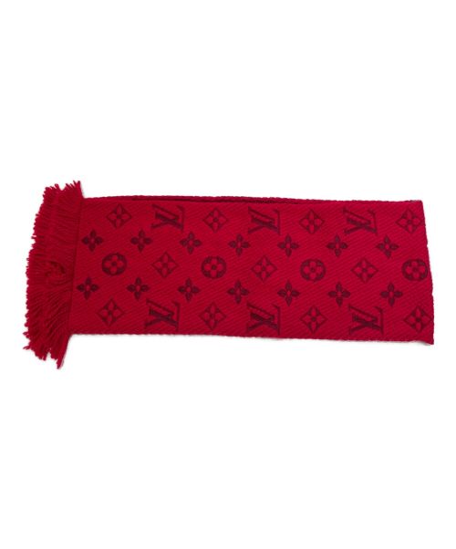 LOUIS VUITTON（ルイ ヴィトン）LOUIS VUITTON (ルイ ヴィトン) エシャルプ ロゴマニア レッド サイズ:-の古着・服飾アイテム