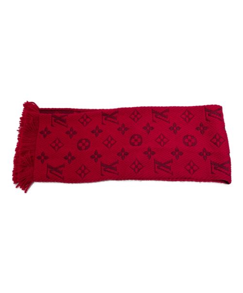 LOUIS VUITTON（ルイ ヴィトン）LOUIS VUITTON (ルイ ヴィトン) エシャルプ ロゴマニア レッド サイズ:-の古着・服飾アイテム