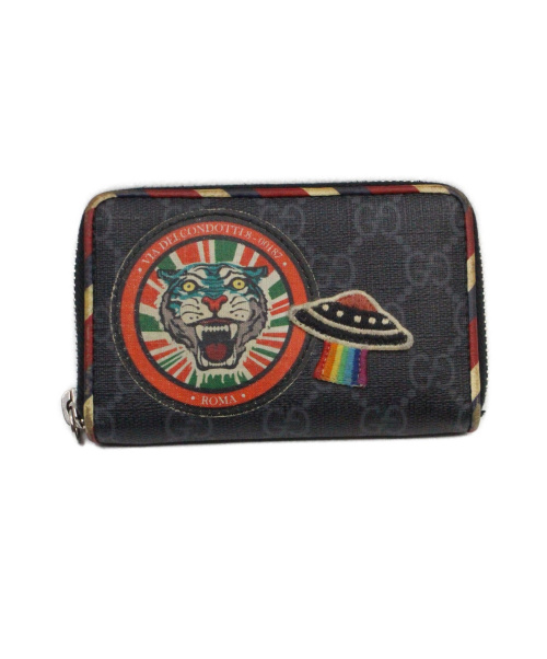 GUCCI（グッチ）GUCCI (グッチ) ナイトクーリエ GGスプリーム コインケースの古着・服飾アイテム