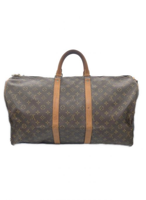 LOUIS VUITTON（ルイ ヴィトン）LOUIS VUITTON (ルイ ヴィトン) キーポル・バンドリエール55 ブラウン サイズ:55の古着・服飾アイテム