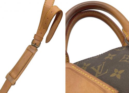 LOUIS VUITTON（ルイ ヴィトン）LOUIS VUITTON (ルイ ヴィトン) キーポル・バンドリエール55 ブラウン サイズ:55の古着・服飾アイテム