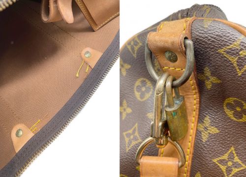LOUIS VUITTON（ルイ ヴィトン）LOUIS VUITTON (ルイ ヴィトン) キーポル・バンドリエール55 ブラウン サイズ:55の古着・服飾アイテム